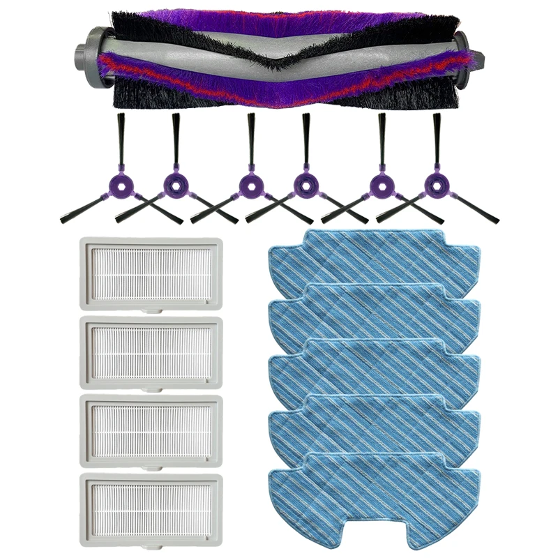 Роликовая мягкая боковая щетка фильтр Швабра Ткань для Midea VCR07 VCR08 MR09 Запчасти