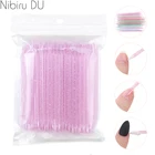 Многоразовые палочки с кристаллами, 50100 шт., двухсторонние, толкатель для кутикулы, инструмент для удаления кутикулы, инструмент для педикюра, ухода за ногтями, инструменты для маникюра