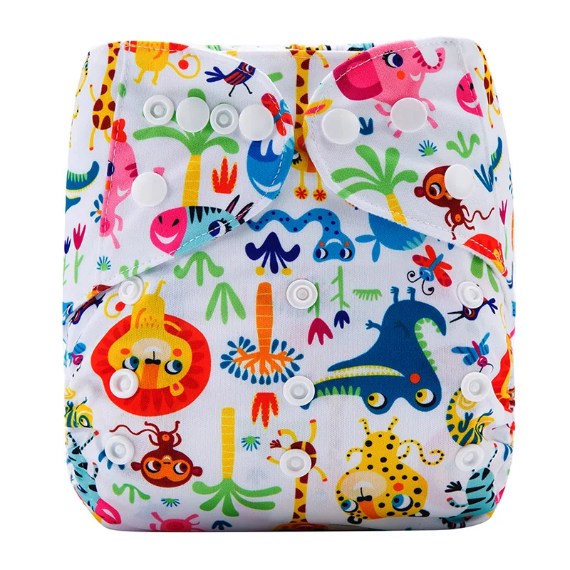 Органические Карманные детские тканевые подгузники все в одном многоразовые