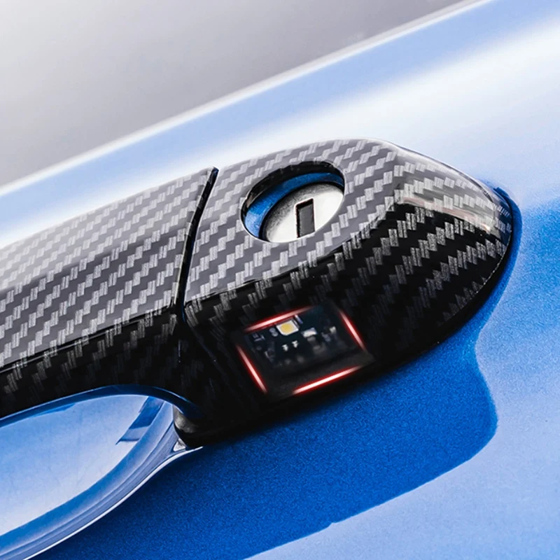 

Real Carbon Fiber Outside Exterior Door Handle Cover Trim For-BMW 1 2 3 4 Series E90 F30 F34 X1 E84 X3 F25