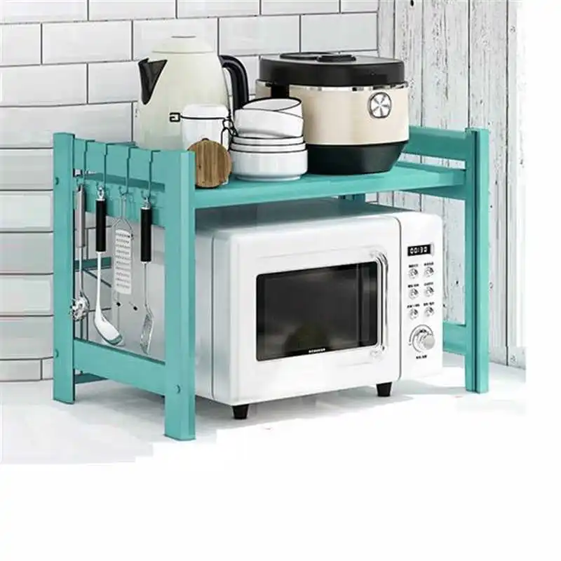 

Cosina Cosas De Dish Organizer Nevera Adjustable Microwave Shelf Mutfak Cozinha Cocina Organizador Kitchen Storage Rack Holder