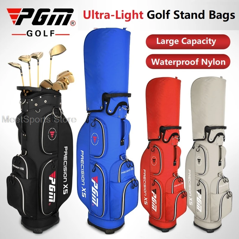 Pgm Golf Sport Package Standard Travel Caddy Waterproof Cart Bag Professional Golf Ball Staff Bag With Head Cover Large Capacity