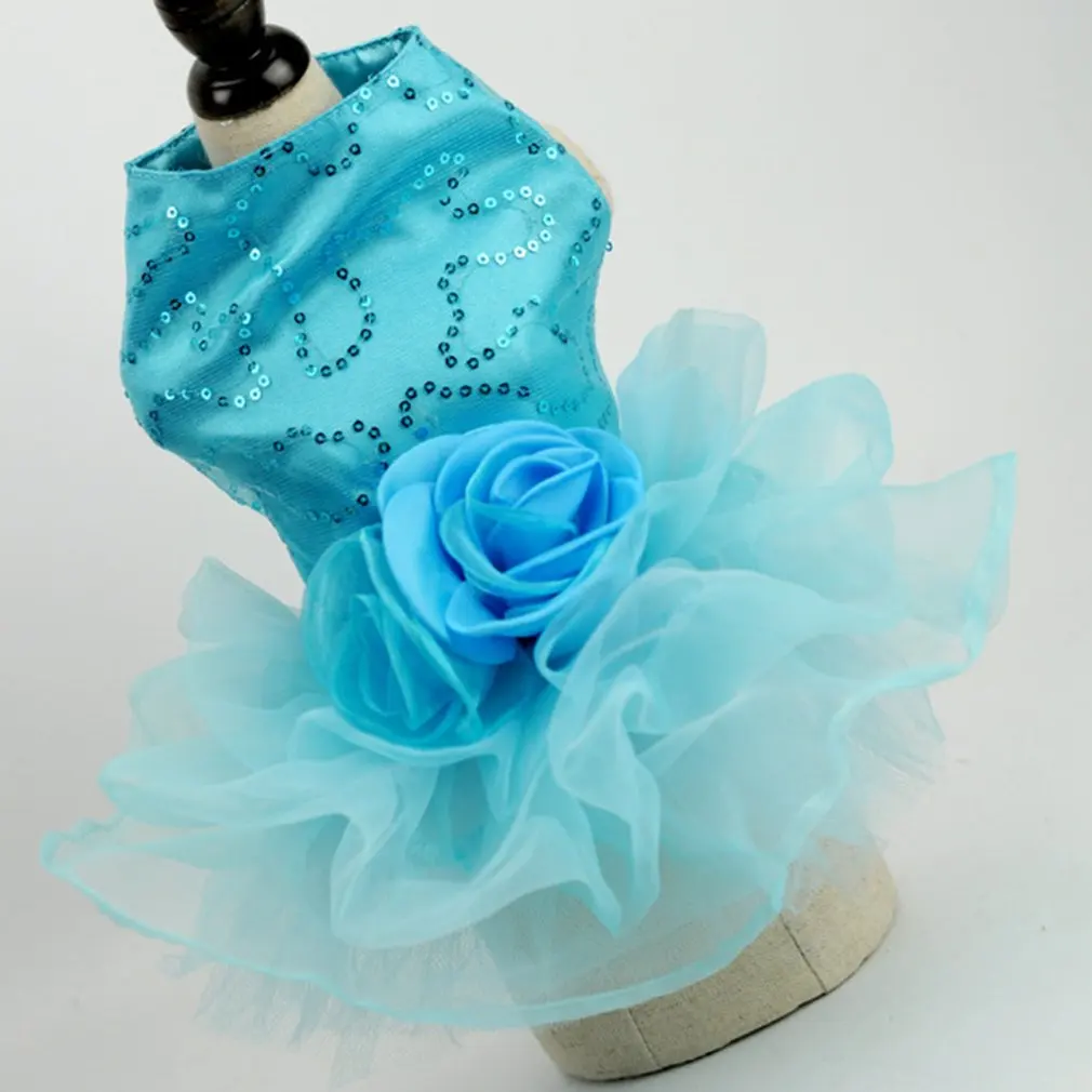 

BF1164 Summer Dog Dress Universal Pet Clothes Comfortable Dog Wedding Dress Durable Pet Skirt Fashion Pet Supplies