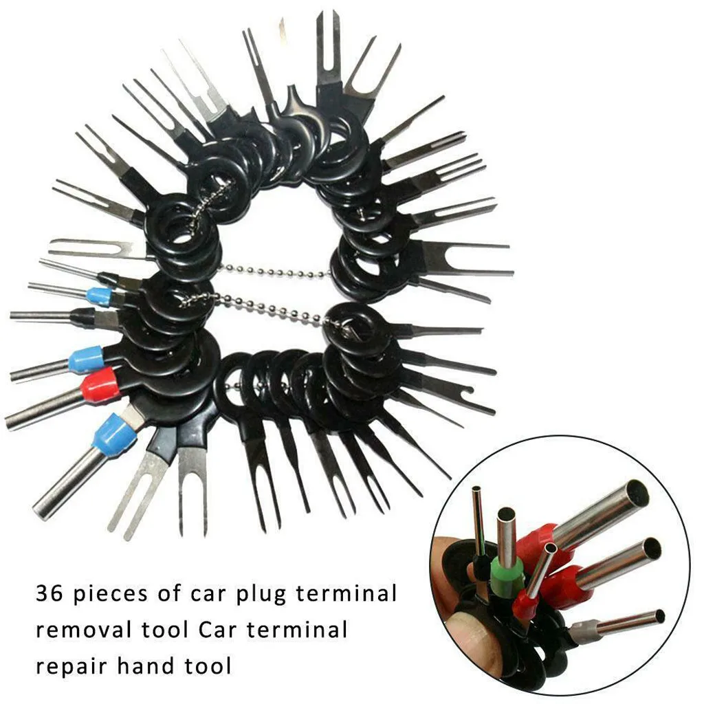 

36PC Wire Terminal Removal Tool Car Electrical Wiring Crimp Connector Pin Kit Repair Professional Tools