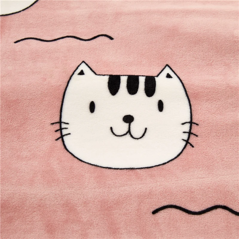 Мультфильм Стёганые Одеяла Твин Полный Королева кошка одеяла роскошные мягкие