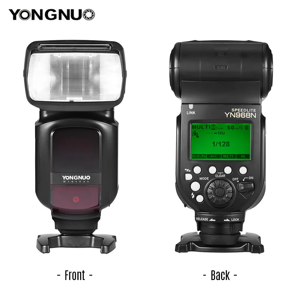 YONGNUO YN968N Беспроводная вспышка Speedlite ttl 1/8000 оснащен светодиодный светильник для Canon
