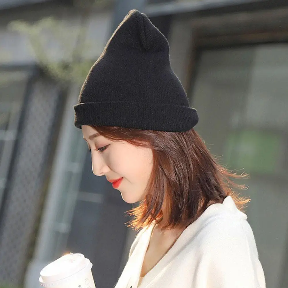 

New Warm Knitted Hat Wooly Beanie Hat Winter Warm Wooly Skull Unisex Mens Ski Shipping Planas Hat Free Gorras Beanie Cap La U7G4