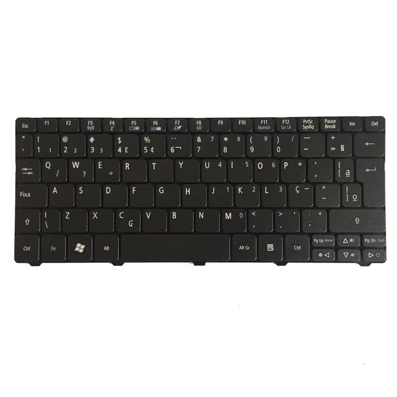 Клавиатура для ноутбука Acer Aspire One AO532 AO532H AOD532H Новая Бразильская/бразильская NAV70 ZH9