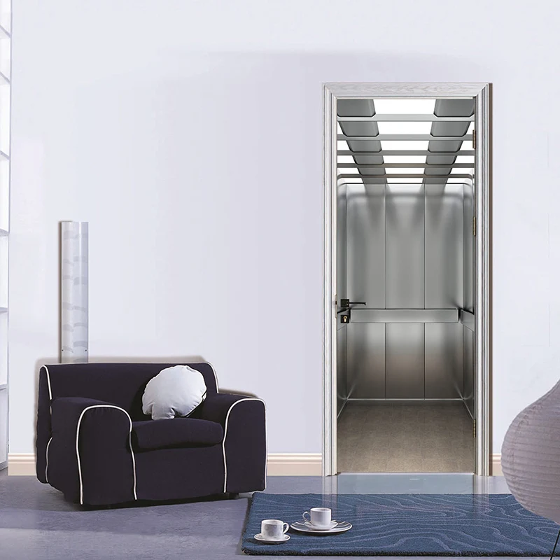 

3D creative mural DIY Elevator door stickers wall stickers self-adhesive waterproof removable