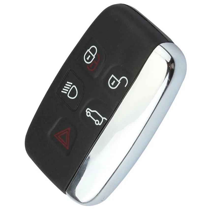 5 кнопки дистанционного ключа оболочки Чехол Smart корпус для ключей от автомобиля чехол Брелок для Land Rover LR4 для Range Rover Sport Evoque со словами