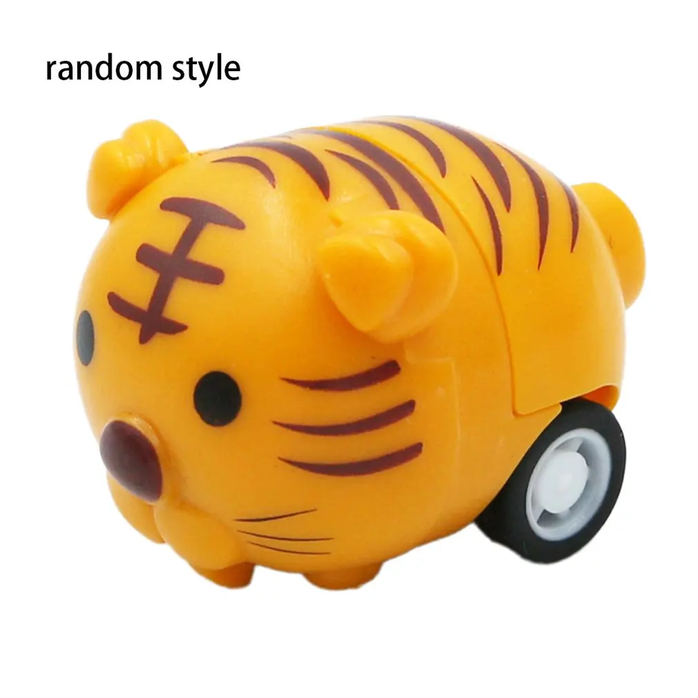 

Cartoon Animal Mini Pull Back Car Plastic Puzzle Toy Inertial Mini Car Children Toys Parent-Child Interactive Toys 12 Styles