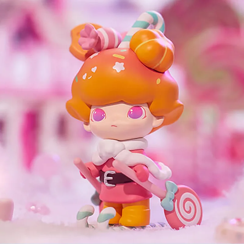 Pop Mart DIMOO 2020-caja ciega de la serie de Navidad, juguetes, modelo de estilo, figura de Anime bonita, caja de regalo sorpresa-4