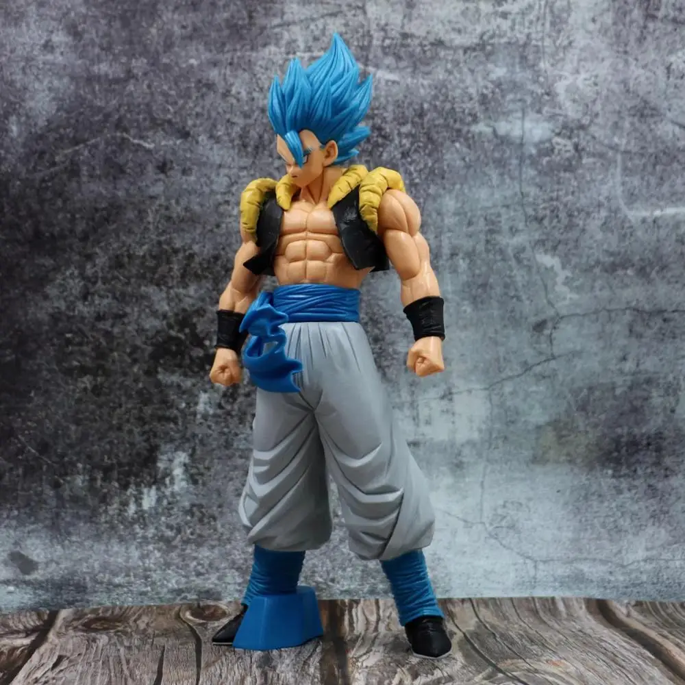 Аниме 32 см Dragon Ball Super GROS Grandista ROS Gogeta синие волосы ПВХ фигурка Коллекция Модель игрушки подарок