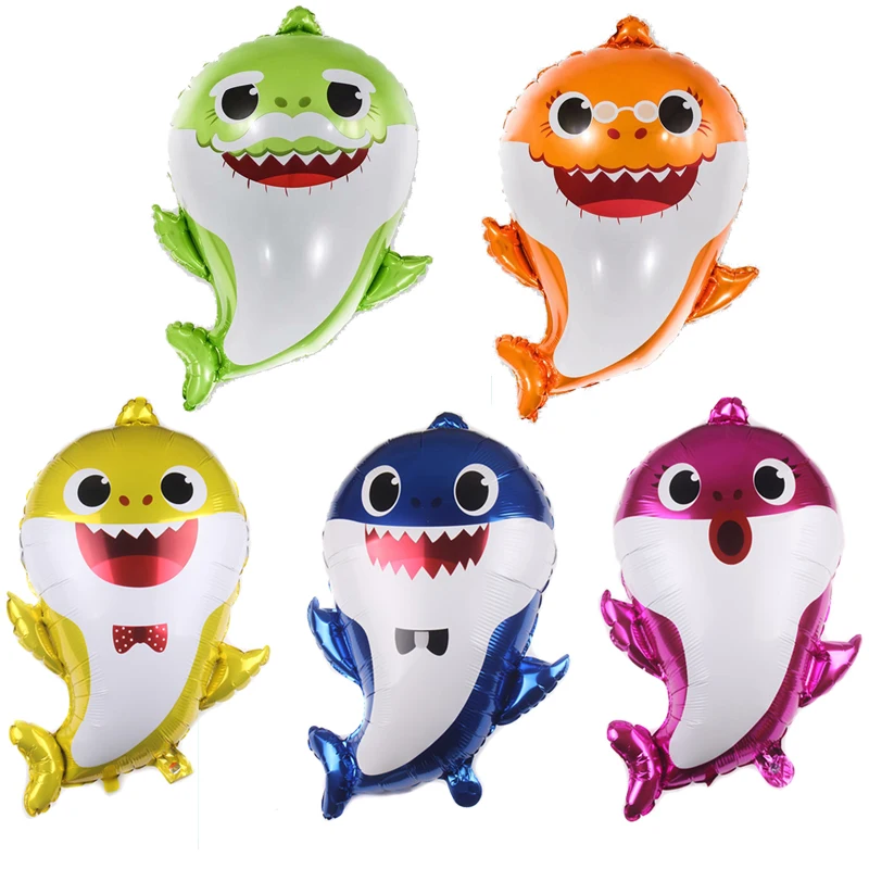 1 шт. воздушный шар океанской акулы для вечеринки в честь Дня Рождения аксессуары