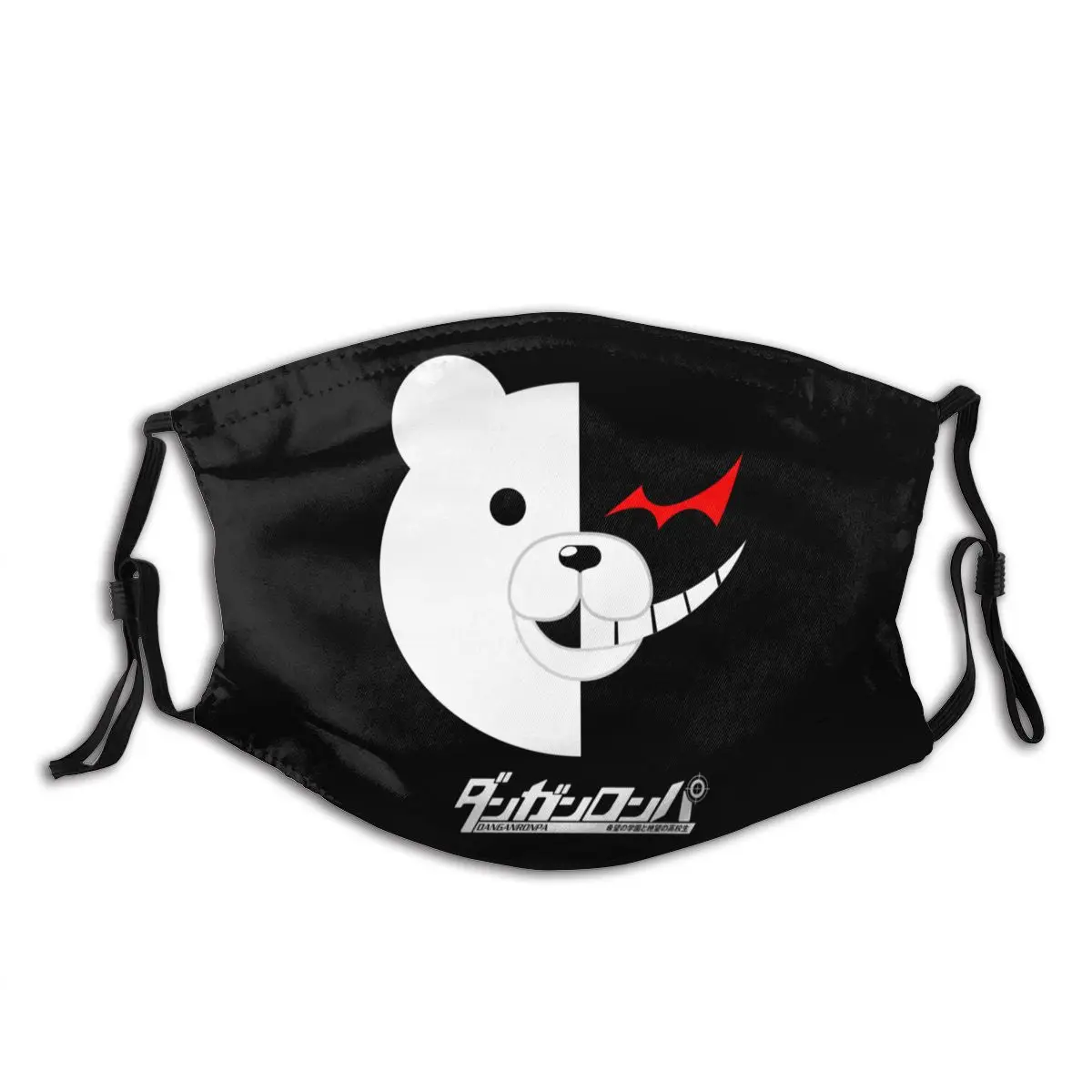 Danganronpa Monokuma маска для рта лица с фильтрами PM2.5 Ретро стильная антибактериальная