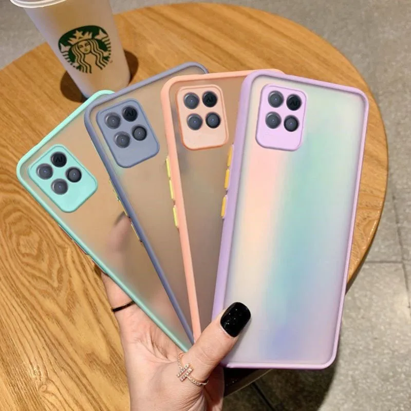 

Cover For OPPO Realme 8i Case Candy Color Skin Touch Soft Phone Case On For OPPO Realme 8 8 Pro 5G Realme8i Coque Fundas