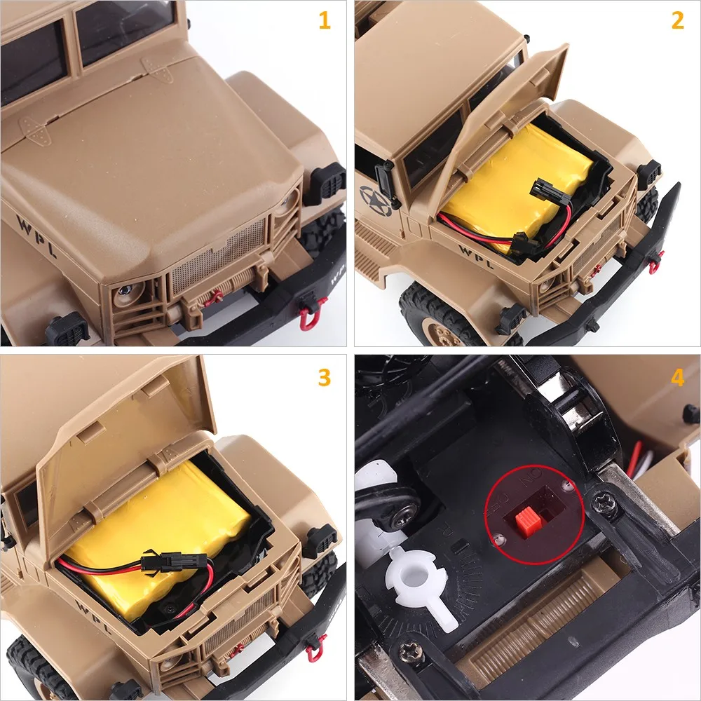 

WPL1/16 RC 6WD 2,4G
