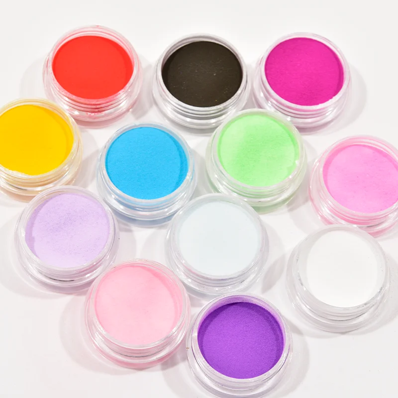 12 шт./компл. нейл арта блестящие лодочки пудрового цвета