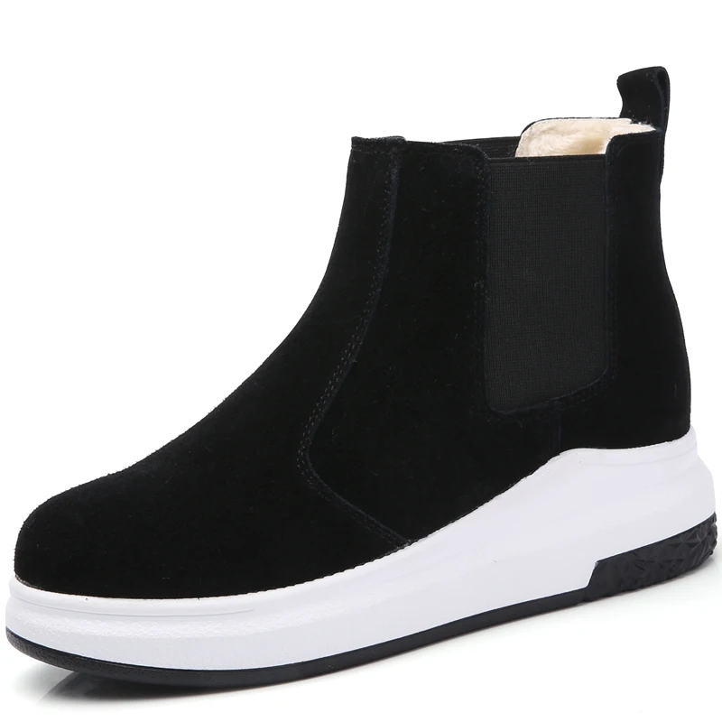 Женские ботинки коллекция 2019 года Зимние ботильоны в байкерском стиле женские