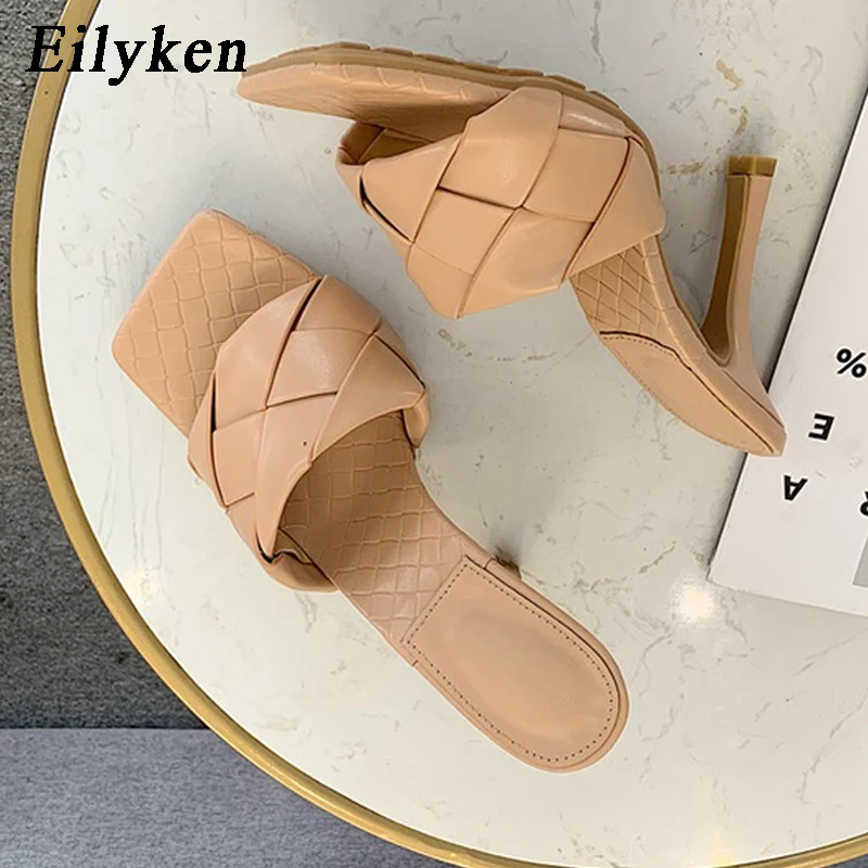 Eilyken/Новинка 2021 года Сезон лето Модная Высококачественная обувь из искусственной