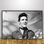 Elvis presley певица музыкант шелковая ткань плакат и печать Настенная картина холст живопись Домашний Декор Рамка