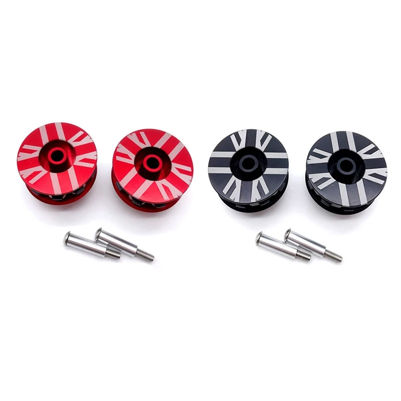 

4 шт. натяжитель цепи велосипеда для Brompton CNC алюминиевый сплав задний переключатель передач направляющее колесо велосипеда-красный и черный