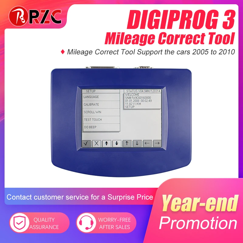 Digiprog 3 v4.94 OBD & VSTM III с ST01 ST04 коррекция одометра инструмент пробега правильный DHL