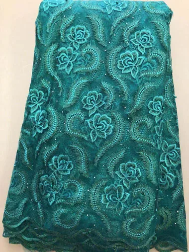 Новая французская сетчатая кружевная ткань 2020 Высококачественная африканская