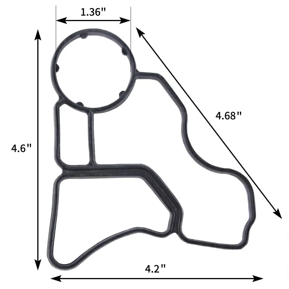 Прокладка корпуса масляного фильтра MIKKUPPA для 2006 BMW 325i 325xi E60 E82 E90 OEM 11427537293