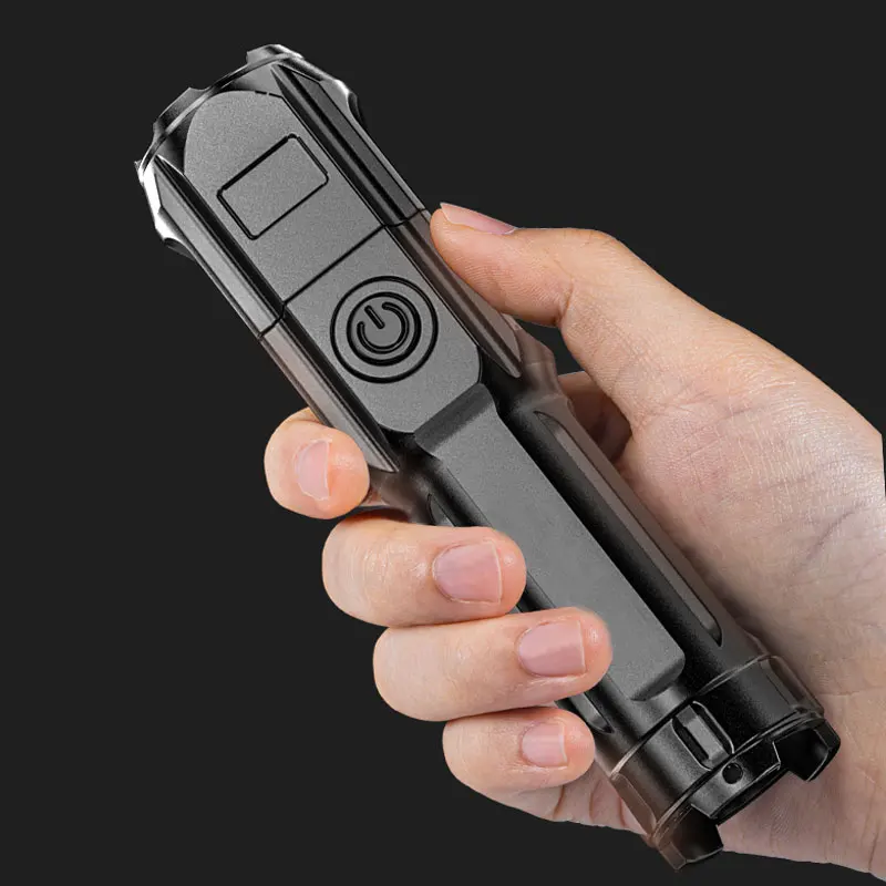 Новый стильный светодиодный мини-фонарик T6 с зарядкой от USB масштабируемый