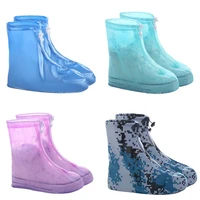 waterproof protector shoes boot cover unisex zipper rain shoe covers anti slip rain shoes cases water shoe covers for rain