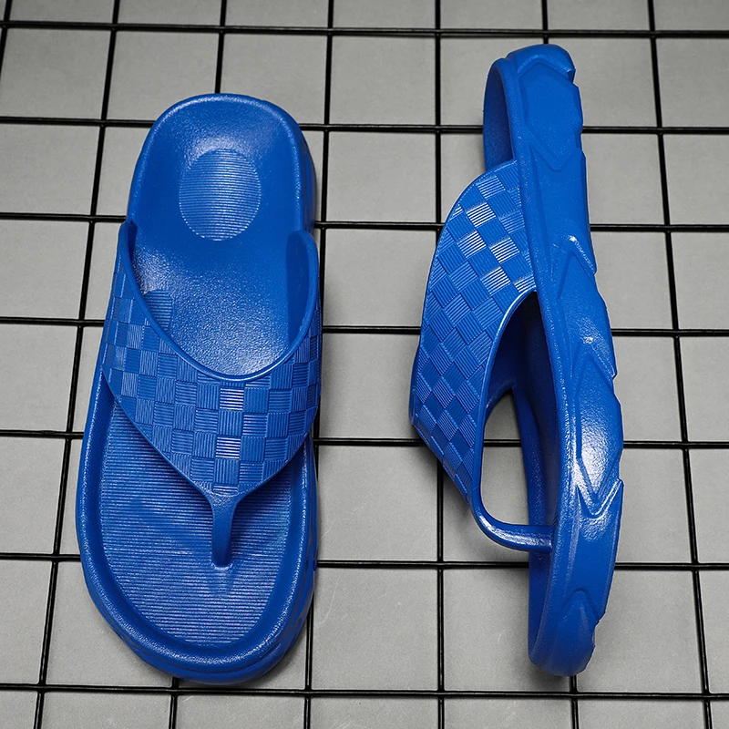 

Шлепанцы мужские, синие, летние, 2021
