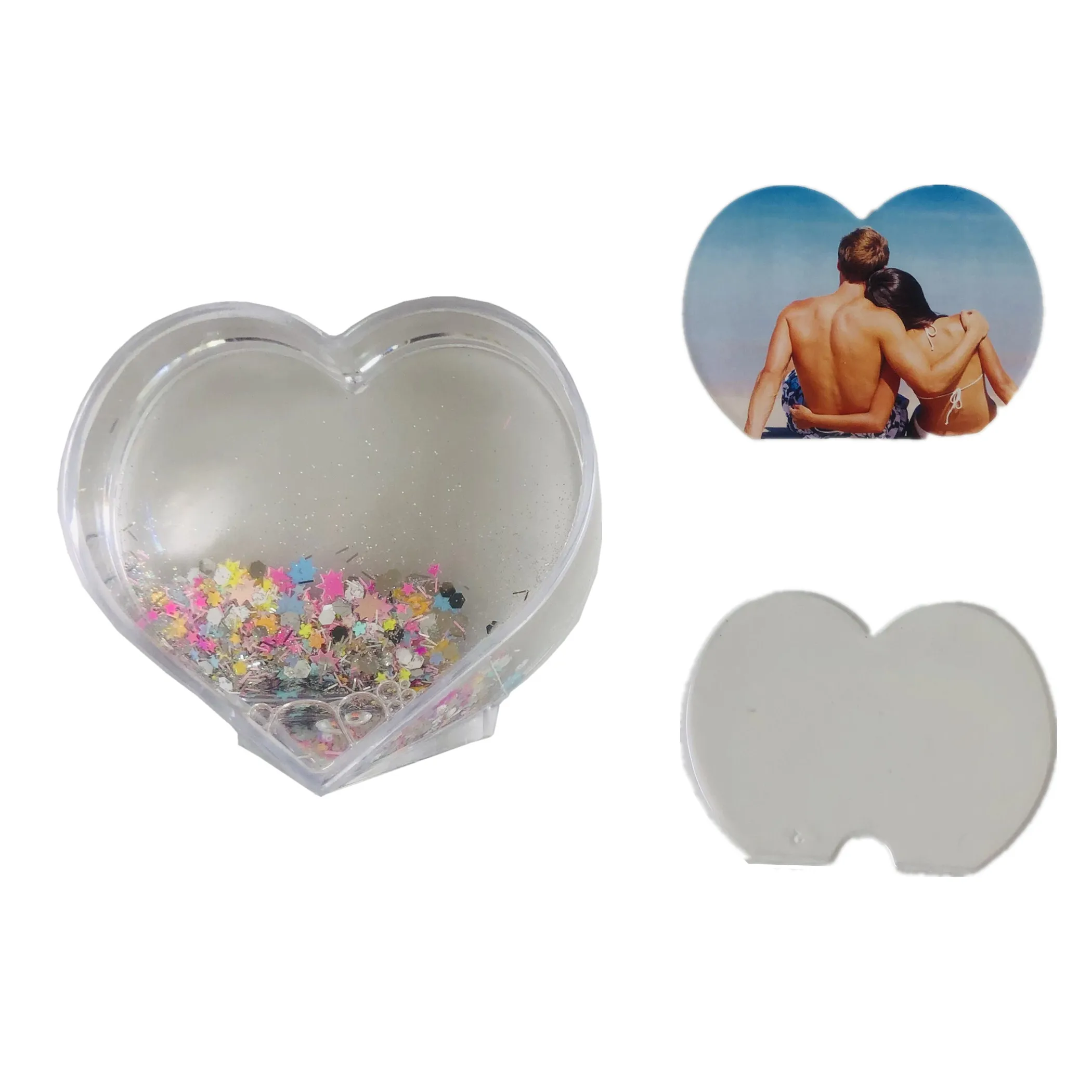 Promotional DIY Heart photo frame globe Wedding picture on desktop Home decoration display baby love gifts | Дом и сад