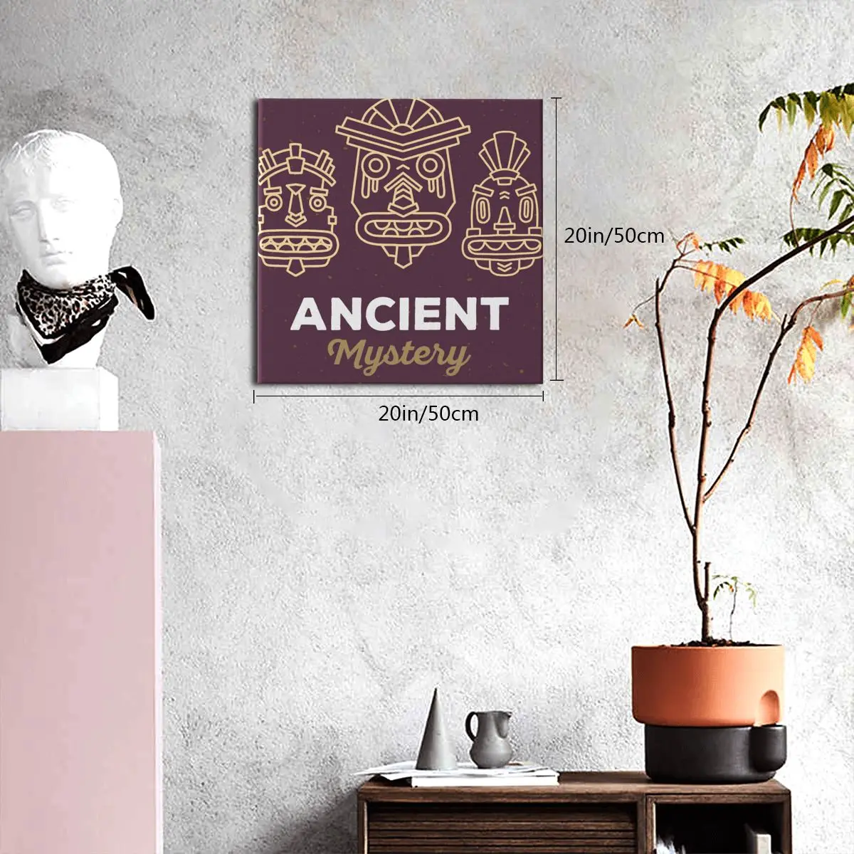 

Canvas Painting Set Of Ethnic Tribal Masks Wall Art Poster and Print Wall Picture for Living Room Decoration Home Decor