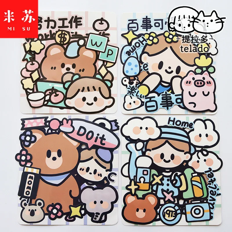 

20sets/lot Kawaii Stationery Stickers Abu cute girl Diary Planner Decorative Mobile Stickers Scrapbooking DIY Craft Stickers