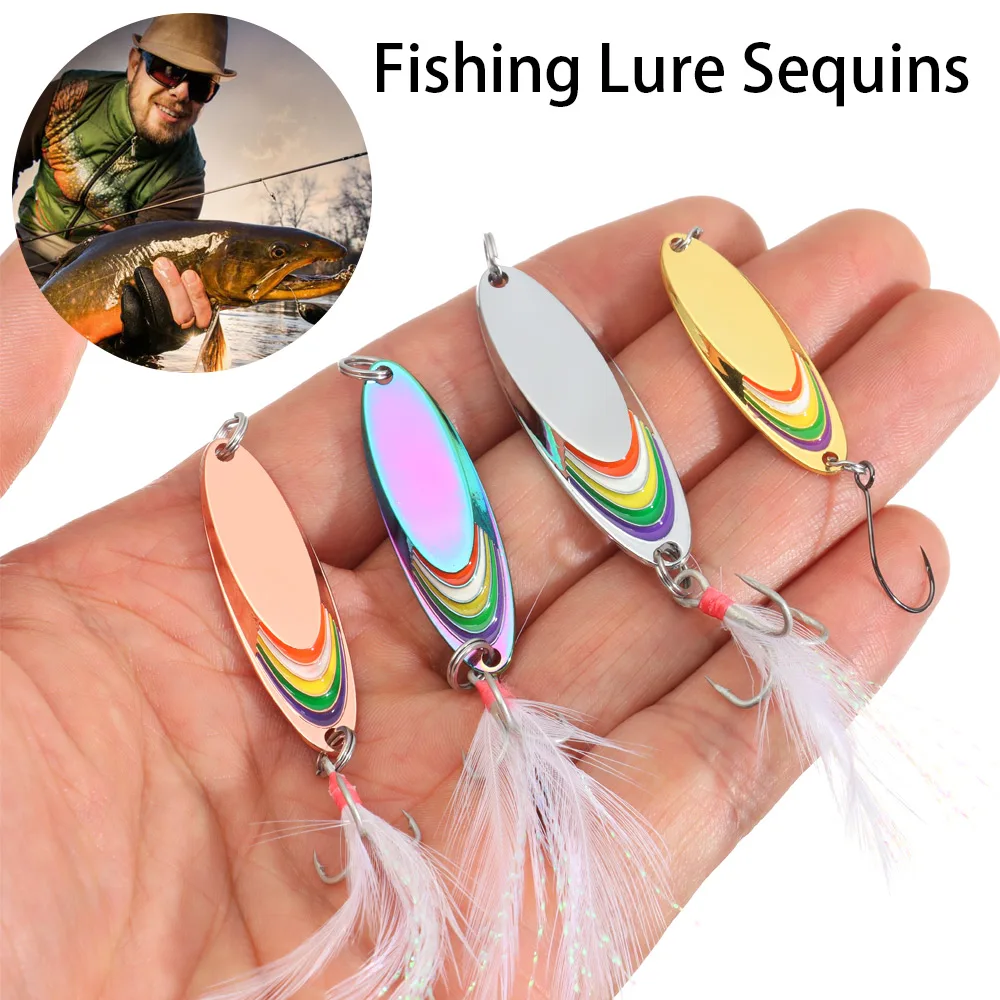 

2,5/3,5/5/7. Искусственная приманка для рыбной ловли со скошенными блестками