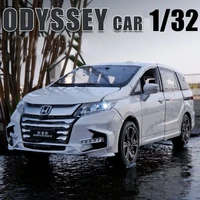 132 mpv honda new odyssey alloy car model car diecasts toy vehicles sound miniature simulation collection kids gifts