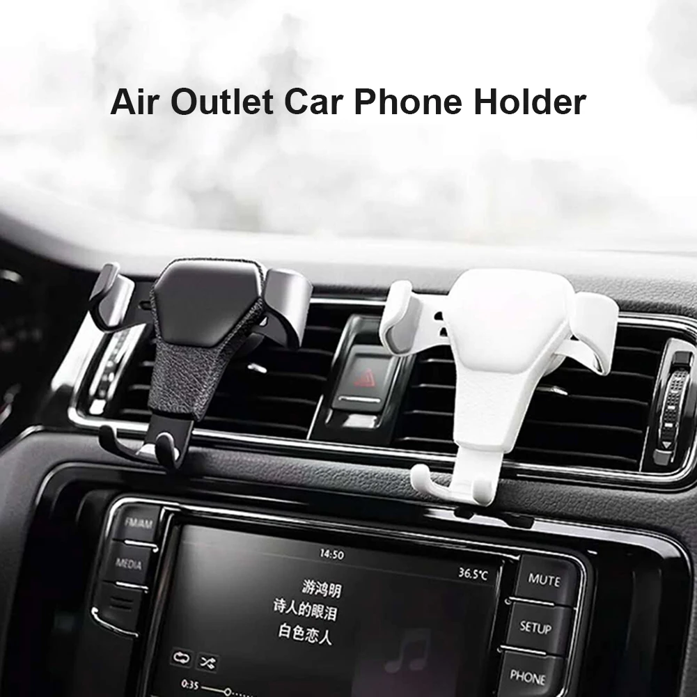 

Universal Gravity Car Mount Mobile Phone Holder Car Air Vent Clip Stand Cell phone GPS Support For iPhone Samsung Huawei Xiaomi