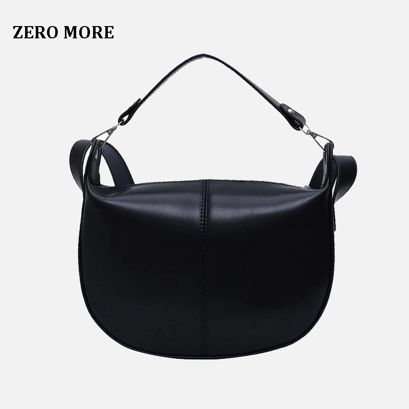 Одноцветные седельные сумки из искусственной кожи для женщин 2020 маленькая