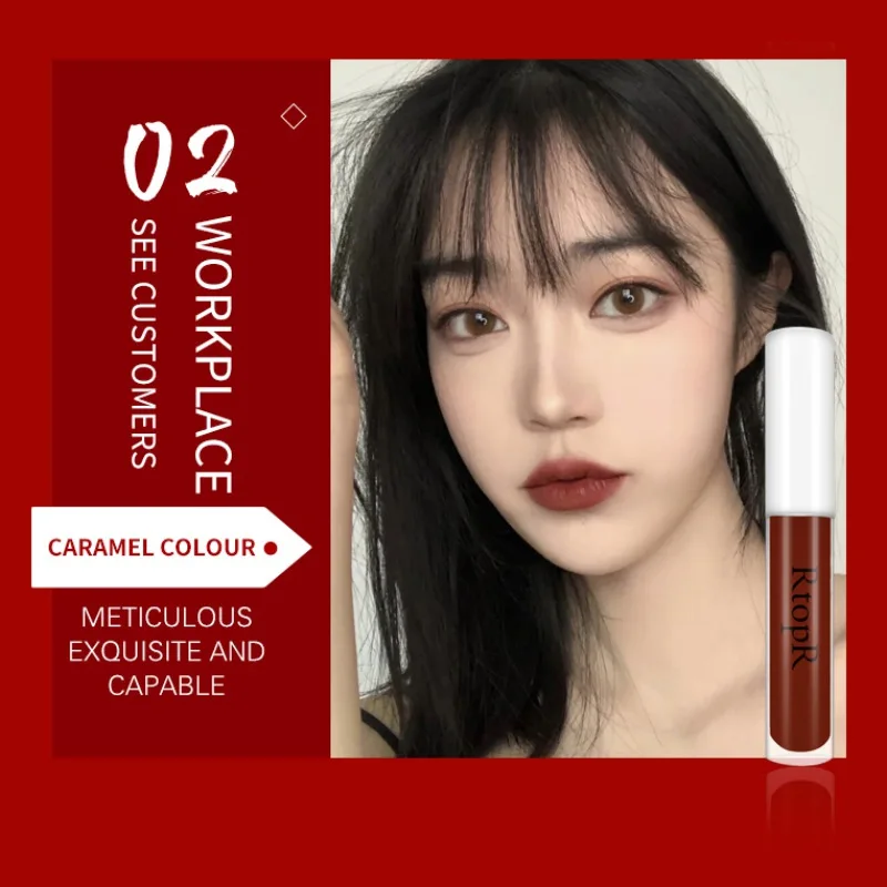 

Matte Lip Gloss Long Lasting Waterproof Moisturizing Easy To Color Lipstick Lip Gloss