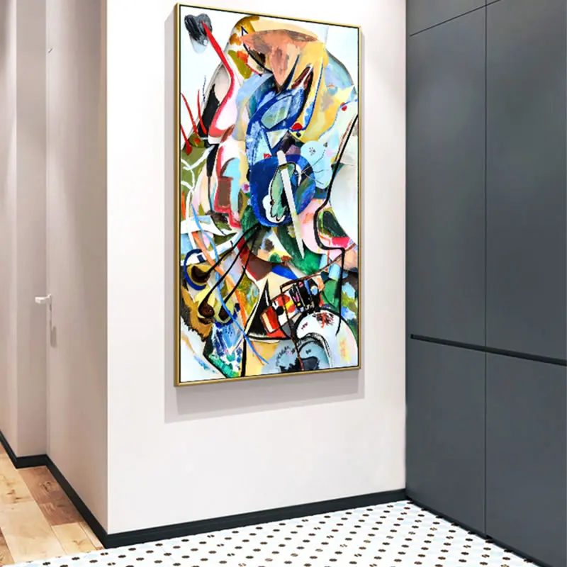 Холст Художественная печать постер художник Wassily Kandinsky геометрический