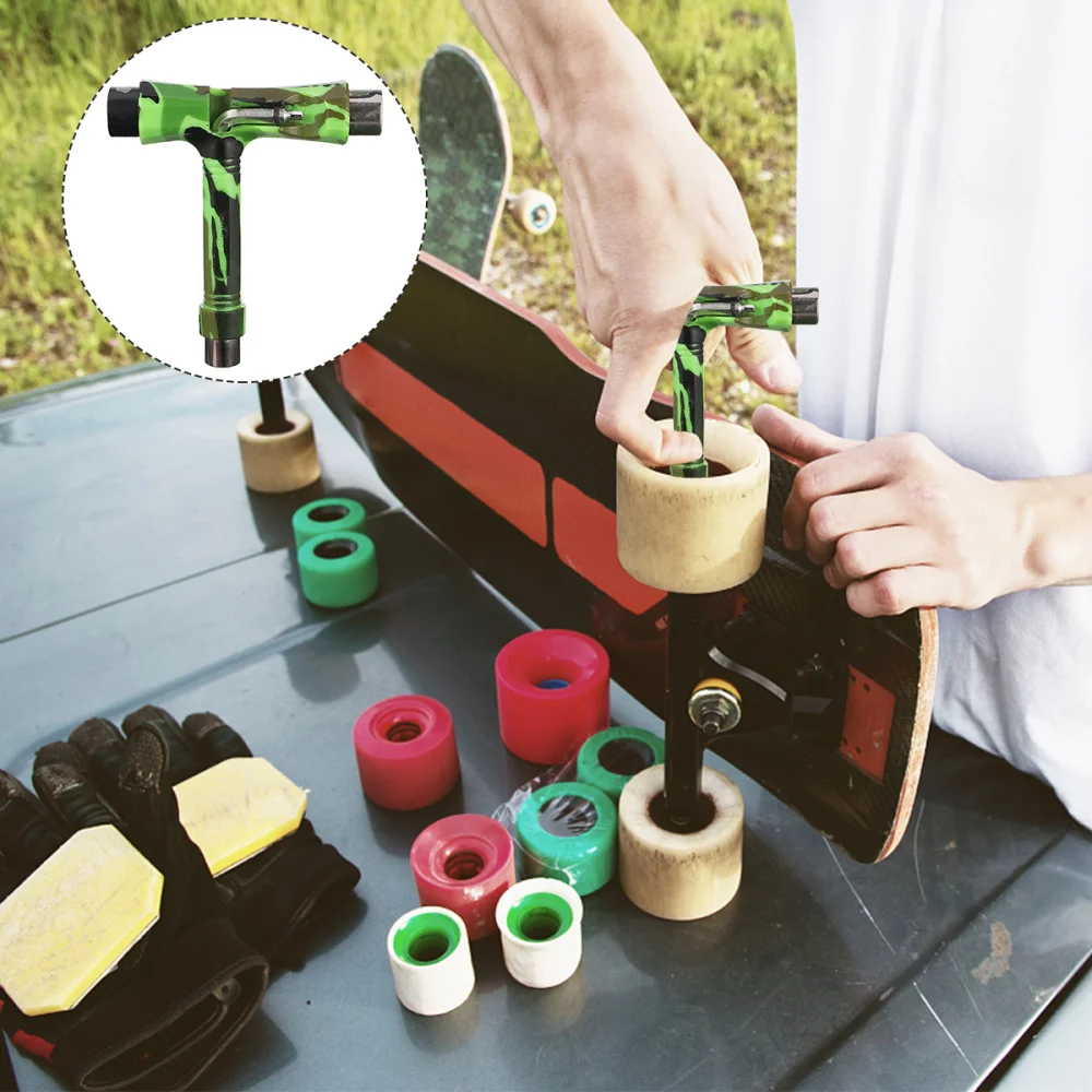 

Skateboard T Tool with T-Type Allen Key and L-Type Phillips Head Wrench