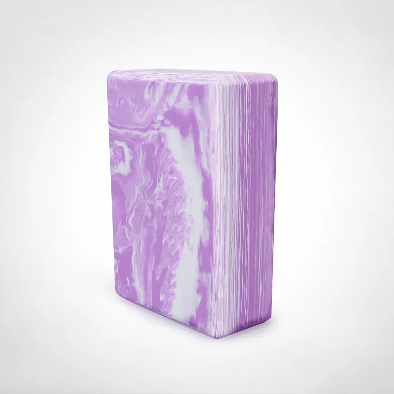 Cloud purple 1 pcs Мягкие пенопластовые блоки для йоги с высокой плотностью, Нескользящие кирпичи для йоги, для улицы, дома, йоги, Пилата, EVA, для тренажерного зала, для фитнеса, йоги, блок для спортивного массажа - Цвет: Cloud purple 1 pcs