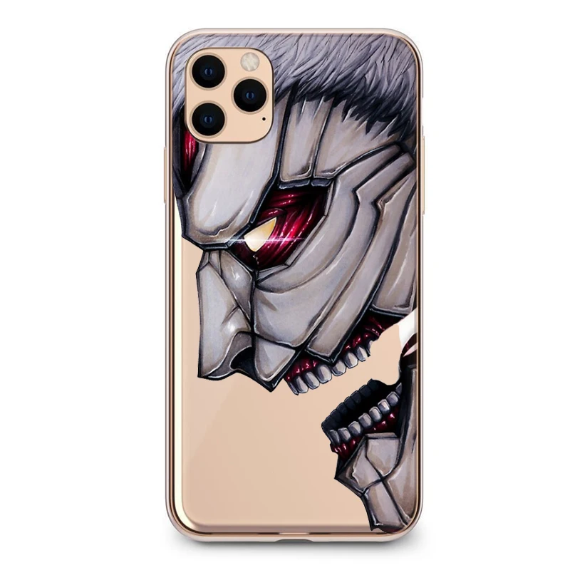 

Anime Japanese attack on Titan Phone Case For iphone 12 mini 11 Pro XS MAX 8 7 6 6S Plus X 5 5S SE XR Soft TPU Fundas Coque case
