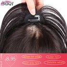 Волосы BUQI, синтетические, невидимые, натуральные, коричневые и черные