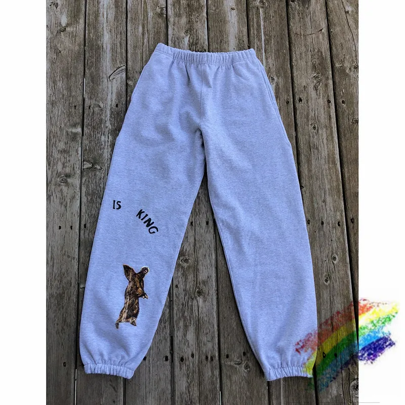 

New Kanye West Jesus is King Sweatpants Kanye West 1:1 Streetwear 2021SS Joggers Jesus is King Trousers Pants