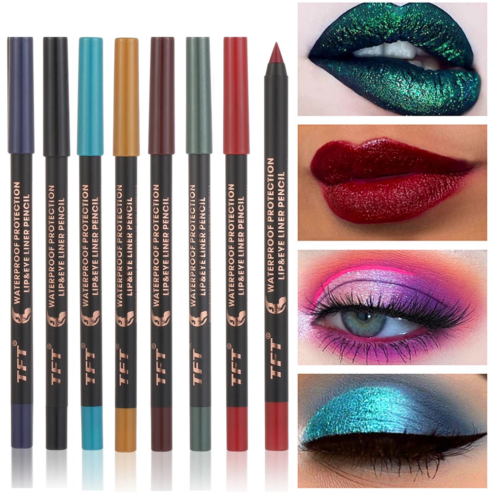 2 шт. водостойкая пигментная подводка для теней век долговечная красочная глаз