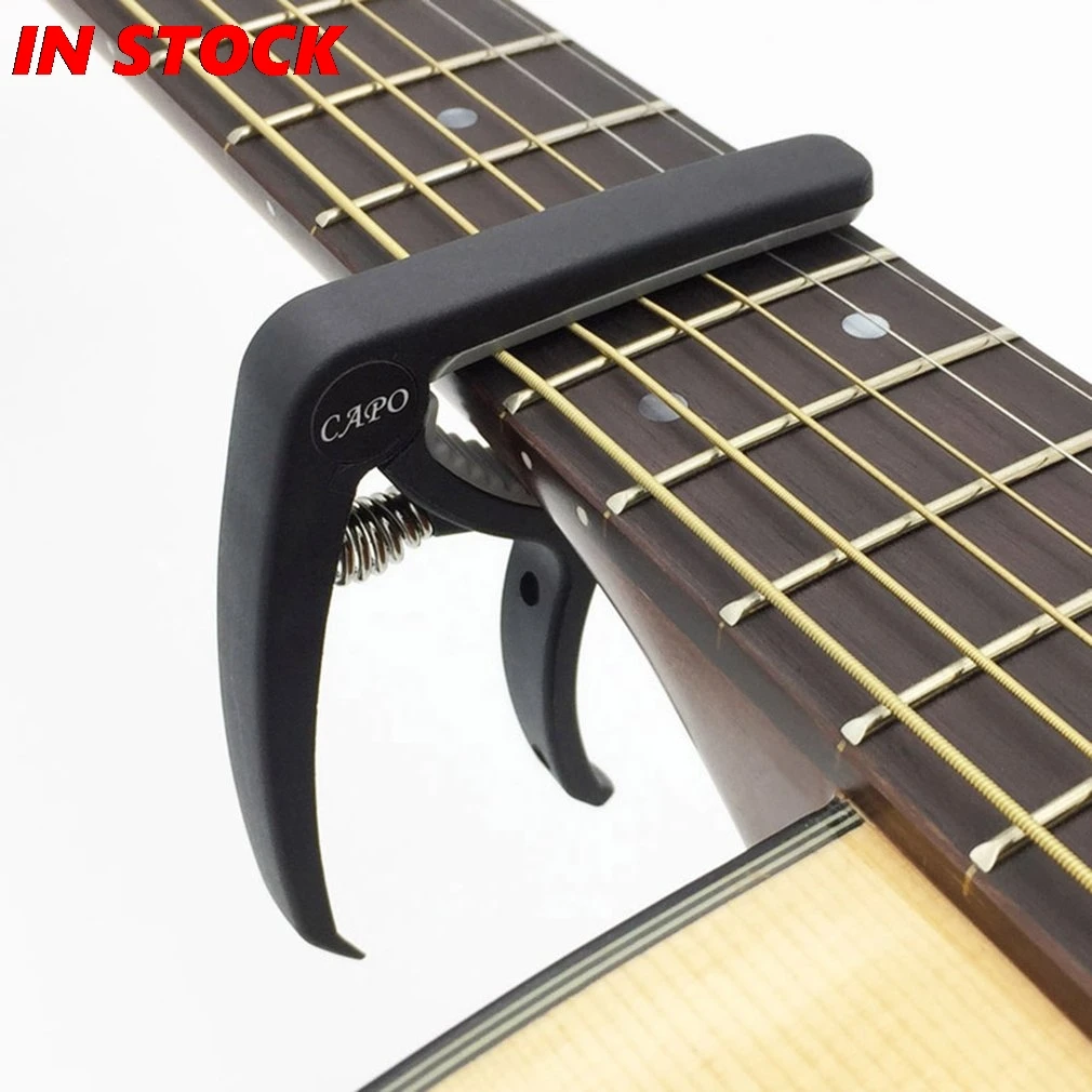 kunststoff gitarre capo für 6 string akustische klassische elektrische guitarra tuning clamp musical instrument zubehör free global shipping