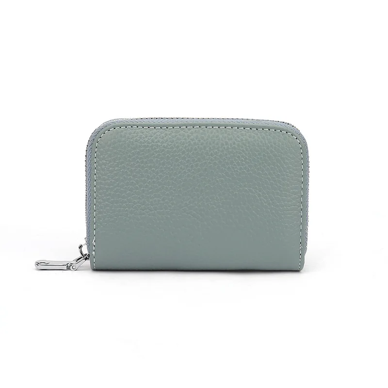 

New Leather Organ Card Baotou Cowhide Business Card Case Anti-degaussing Credit Card Case Multi-card ID Card Case
