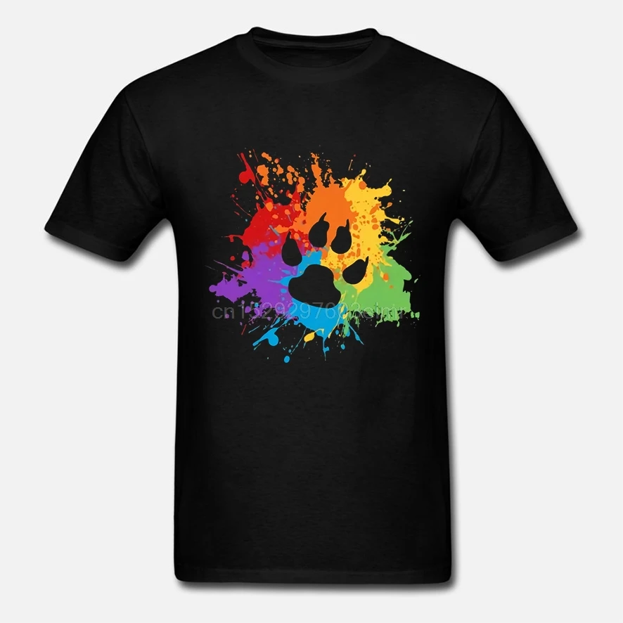 

Furry Pride Men& Premium T-Shirt t Shirt men black cotton simple tShirt top tee t-Shirt big size men